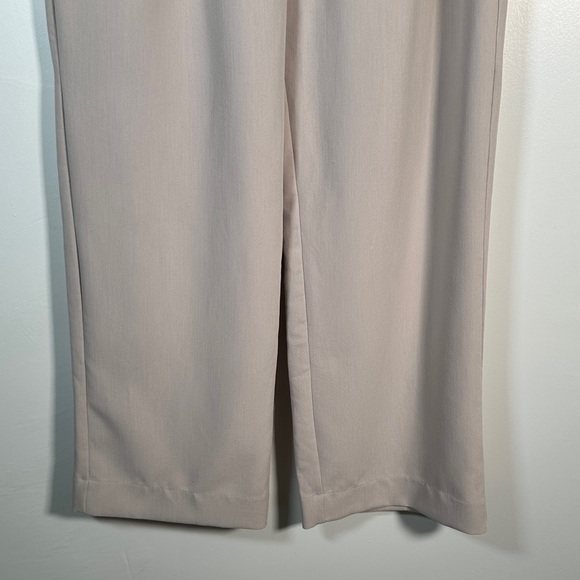 Abercrombie & Fitch High Rise Wide Leg Trousers Size 12 Beige CBK Style - Picture 9 of 15
